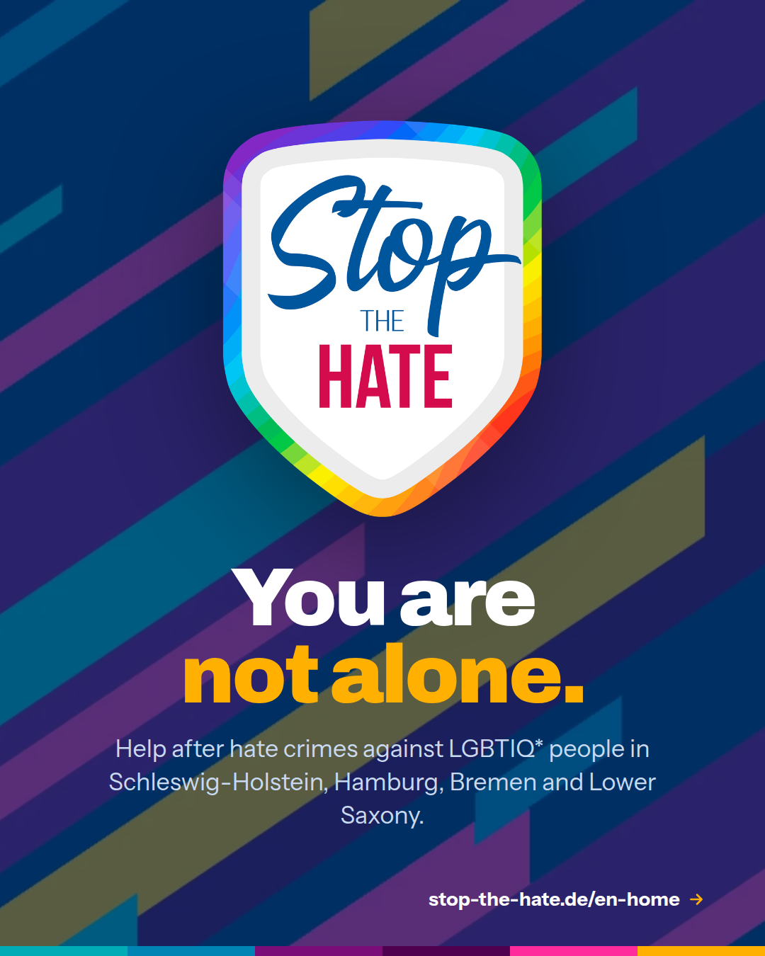 Preview: social media image “You are not alone.”
